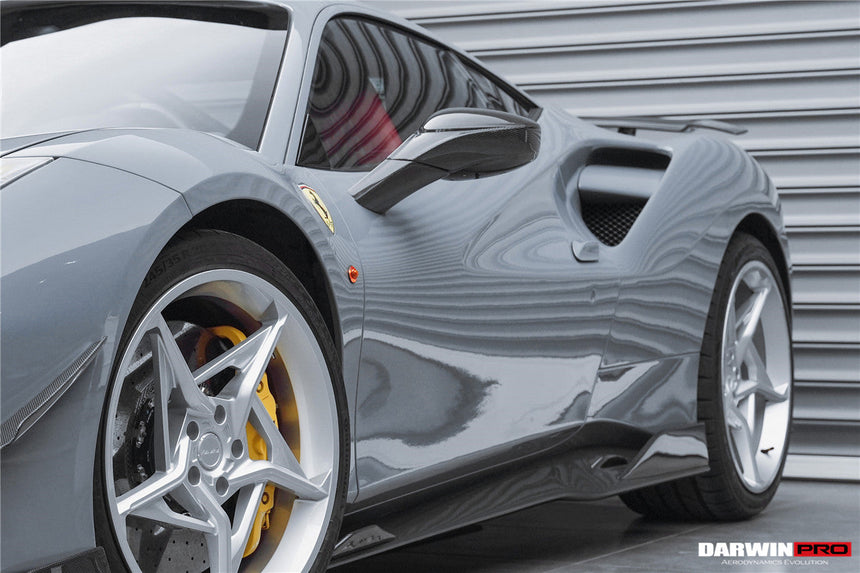 2015-2020 Ferrari 488 GTB/Spyder iMP-Performance Carbon Fiber Side Skirts Under Board