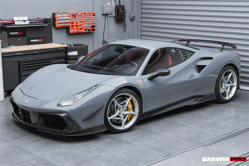 2015-2020 Ferrari 488 GTB/Spyder iMP-Performance Carbon Fiber Side Skirts Under Board