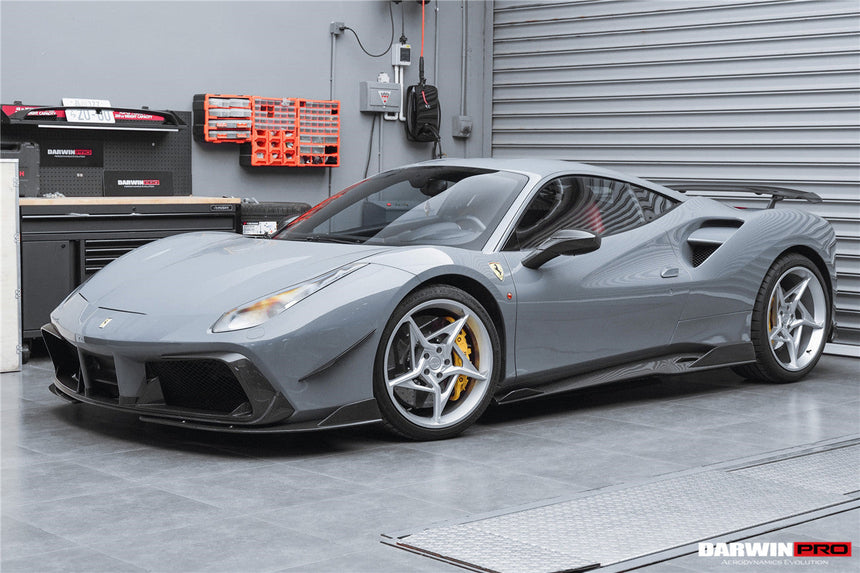 2015-2020 Ferrari 488 GTB/Spyder iMP-Performance Carbon Fiber Side Skirts Under Board