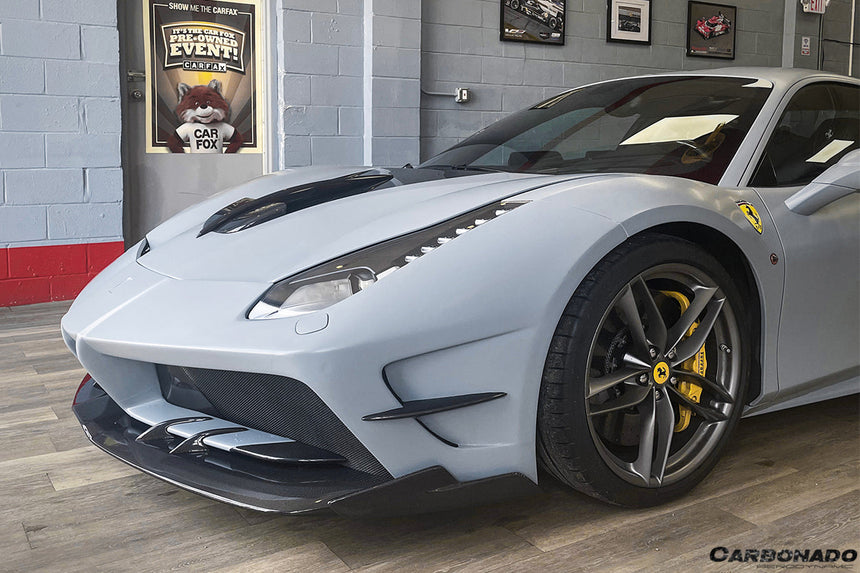 2015-2020 Ferrari 488 GTB/Spyder MA Style Carbon Fiber Hood