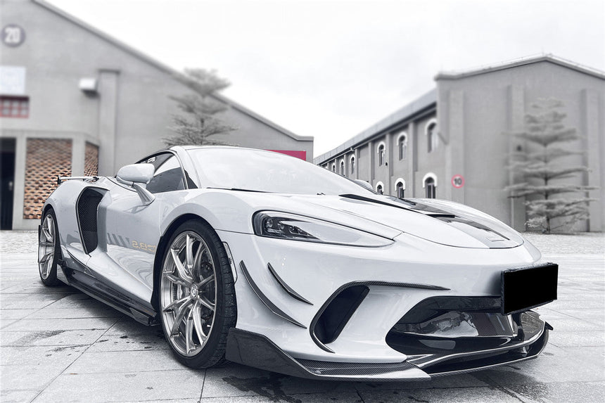 2020-2023 McLaren GT WP Style DRY Carbon Fiber Front Lip