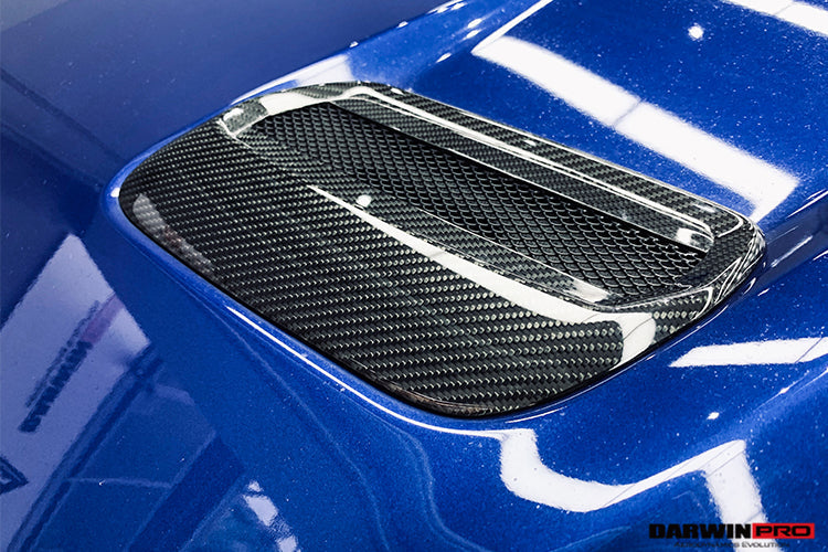 2018-2023 Ford Mustang Carbon Fiber Hood Vents