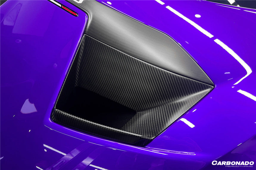 2021-UP Lamborghini Huracan STO Dry Carbon Fiber Hood Vents