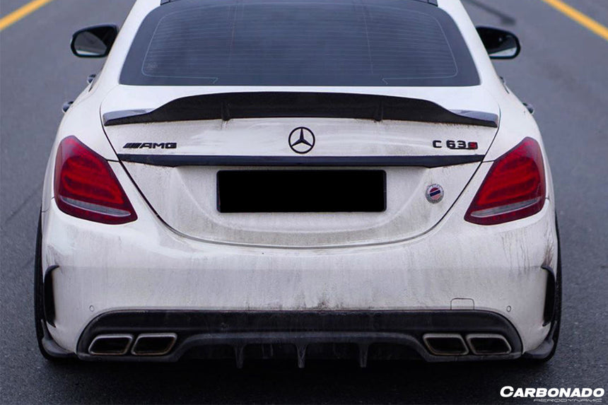 2015-2021 Mercedes Benz C-Class W205 Sedan RT Style Trunk Spoiler