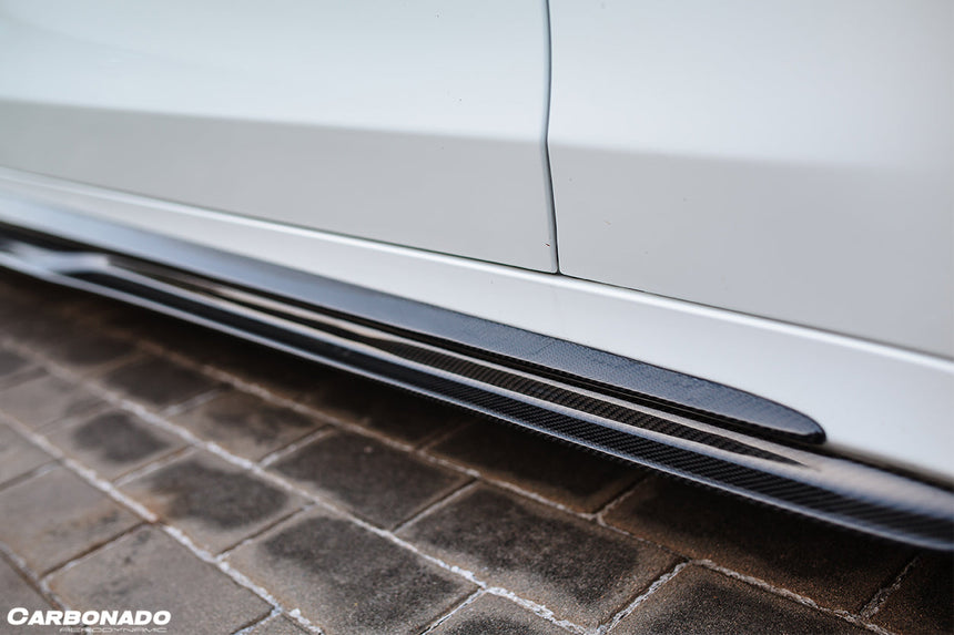 2015-2021 Mercedes Benz C-Class W205 Sedan PS Style Side Skirts