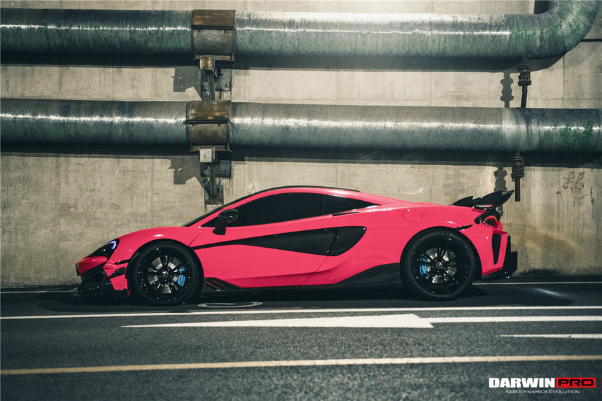 2015-2021 McLaren 540c/570s BKSS Style Rear Bumper and Wing and Engine Trunk and Exhaust