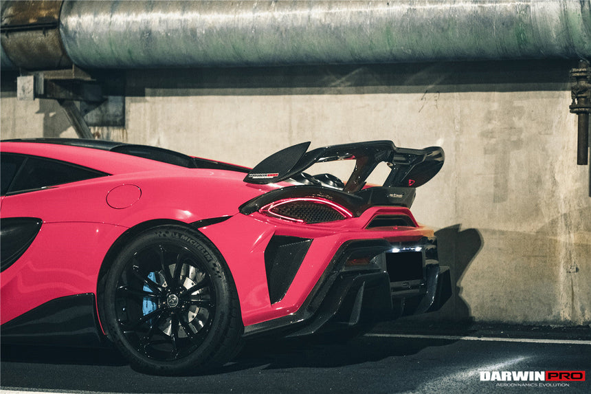 2015-2021 McLaren 540c/570s BKSS Style Rear Bumper and Wing and Engine Trunk and Exhaust