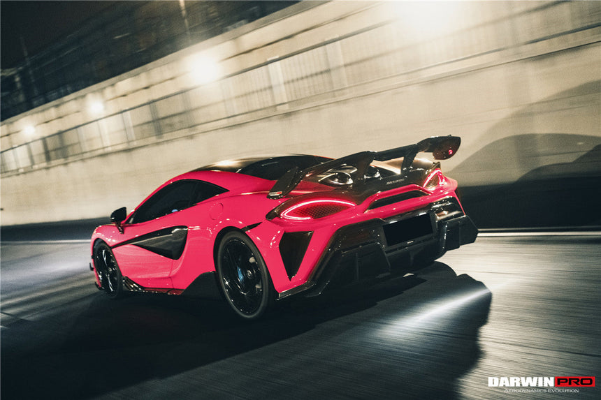 2015-2021 McLaren 540c/570s BKSS Style Rear Bumper and Wing and Engine Trunk and Exhaust