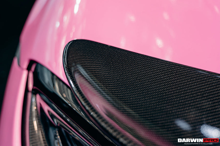 2015-2020 McLaren 540C/570S/570GT 600LT-Style Partial Carbon Fiber Rear Bumper with Diffuser and Trunk Spoiler and Engine Trunk and Exhaust