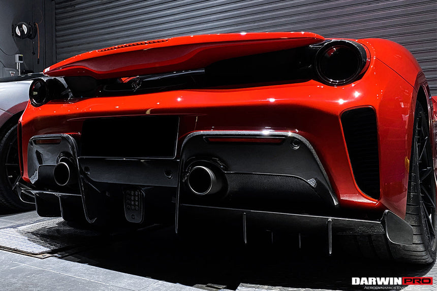 2018-2022 Ferrari 488 Pista Carbon Fiber Rear Diffuser