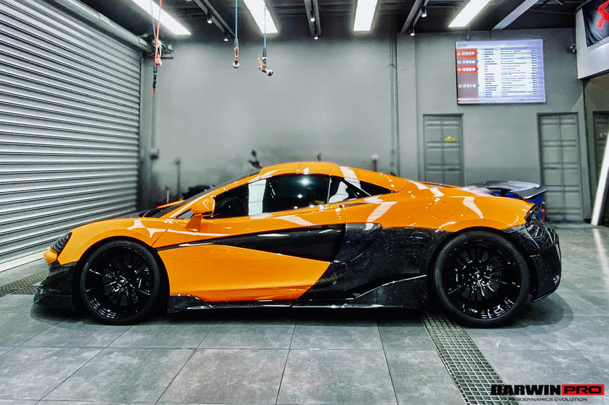2018-2021 McLaren 600lt Cabon Fiber Quarter Panel Rear Side Skirts