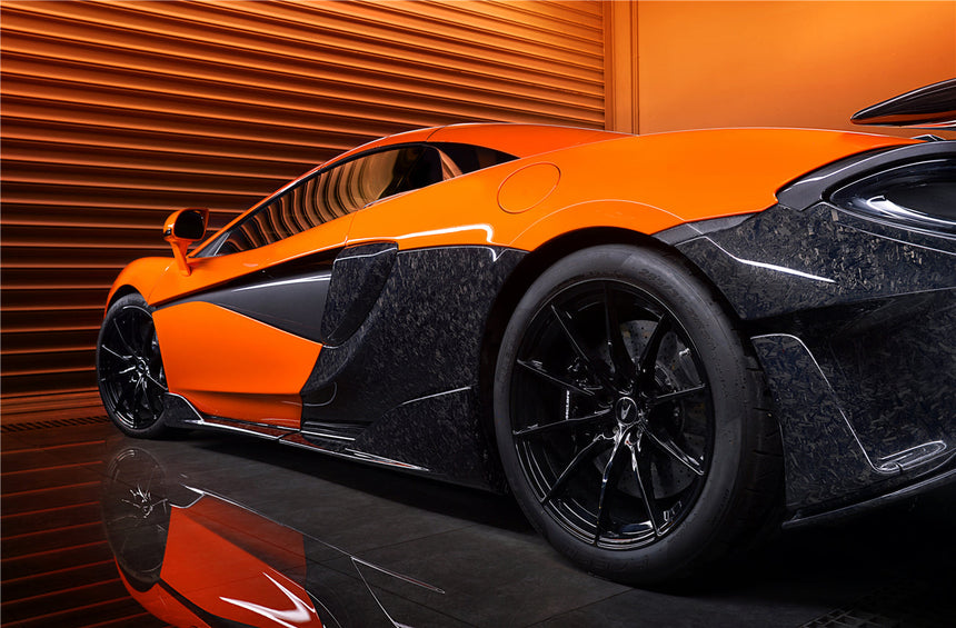2015-2021 McLaren 600lt 540C 570S Cabon Fiber Side Skirts Under Board