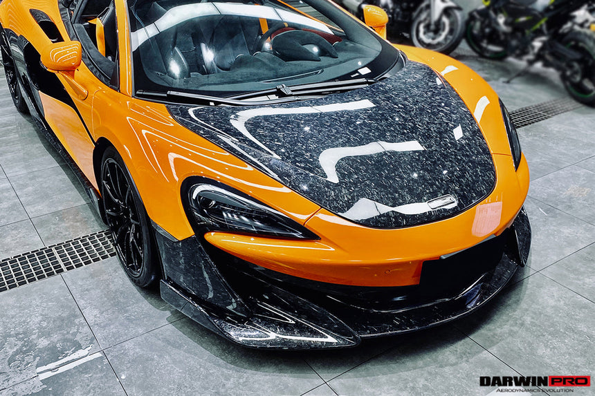 2018-2021 McLaren 600lt Carbon Fiber Front Bumper Side Splitter