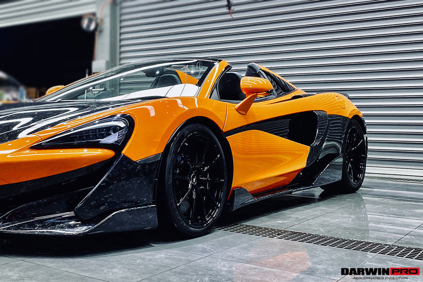 2018-2021 McLaren 600lt Carbon Fiber Front Bumper Side Splitter