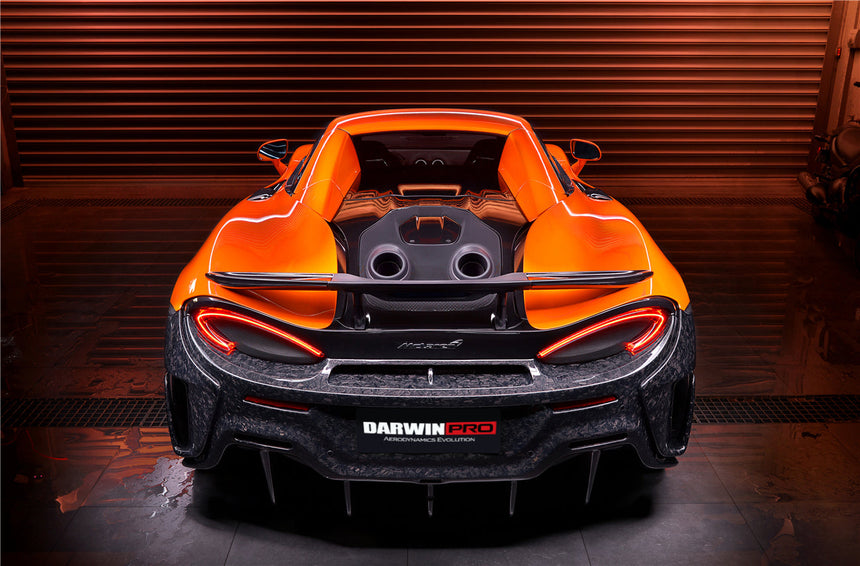 2018-2021 McLaren 600lt Carbon Fiber Rear Bumper Side Canards
