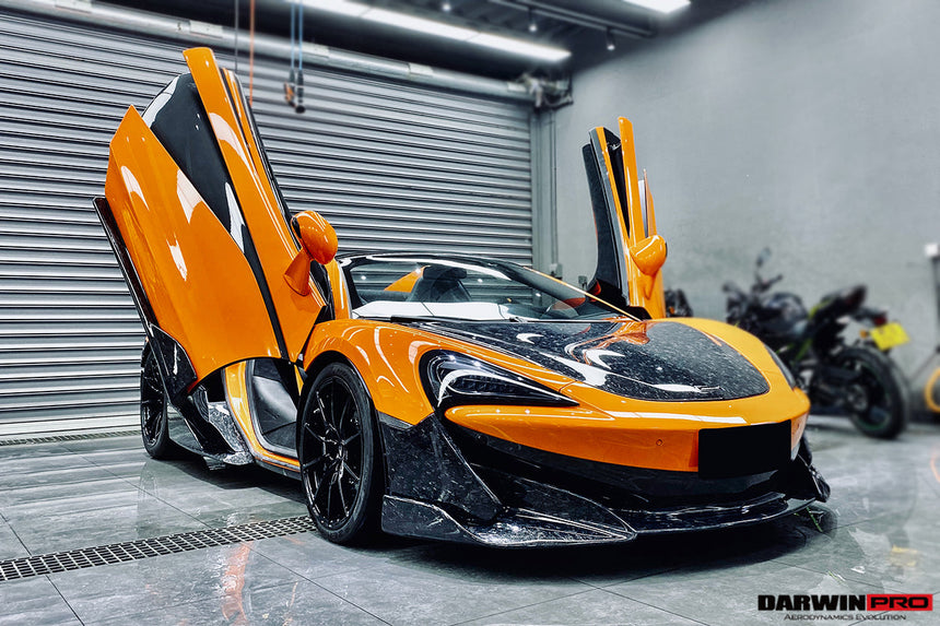 2018-2021 McLaren 600lt Carbon Fiber Front Bumper Side Splitter