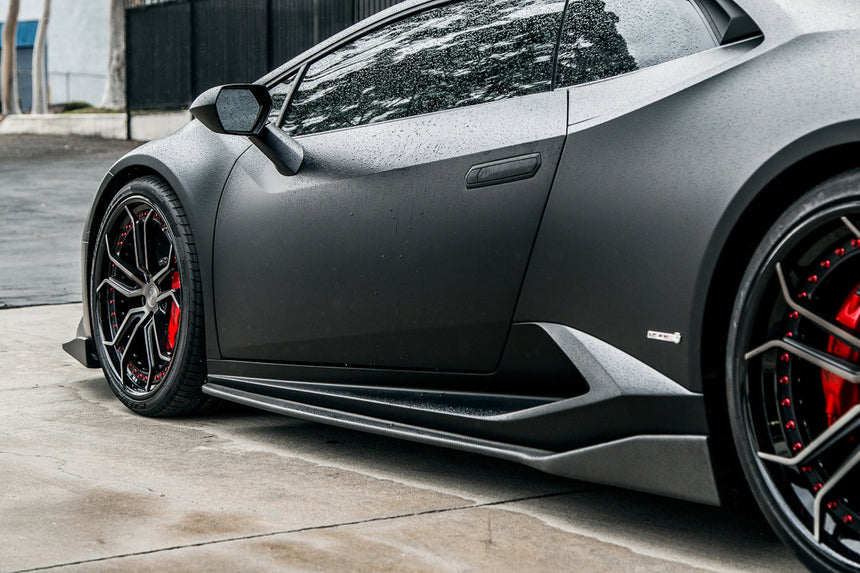 2015-2020 Lamborghini Huracan LP610/LP580 AYP Style Carbon Fiber Side Skirts