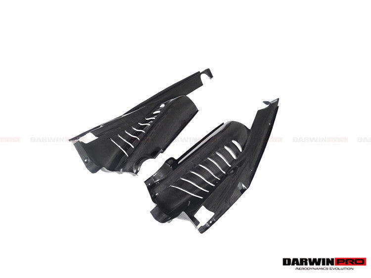 2015-2022 Ferrari 488 GTB/Pista/F8 Dry Carbon Fiber Engine Bay Panels With Heat Protection