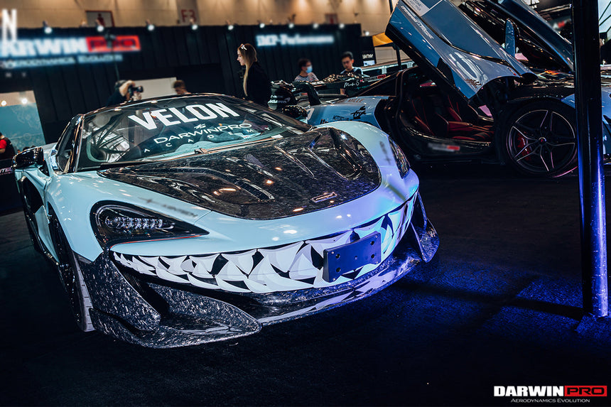 2018-2021 McLaren 600lt Carbon Fiber Front Bumper Side Splitter