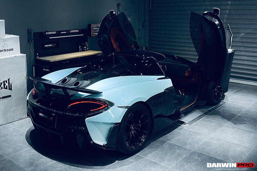 2018-2021 McLaren 600lt Carbon Fiber Rear Bumper Side Canards