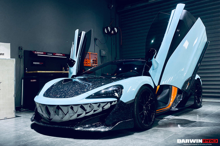 2018-2021 McLaren 600lt Carbon Fiber Front Bumper Side Splitter
