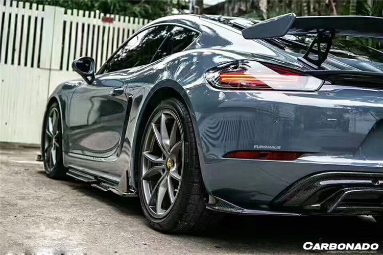2017-2023 Porsche 718 Cayman/Boxster AM Style Carbon Fiber Side Skirts