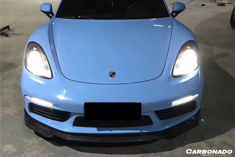 2017-2023 Porsche 718 Cayman/Boxster AM Style Carbon Fiber Front Lip