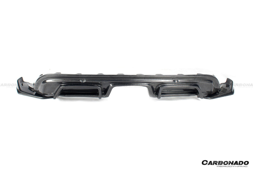 2017-2023 Porsche 718 Cayman/Boxster AM Style Carbon Fiber Rear Lip w/ Caps