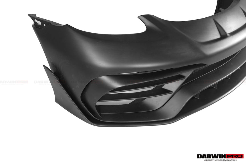 2016-2023 Porsche 718 Cayman/Boxster BKSS Style Partial Carbon Fiber Front Bumper