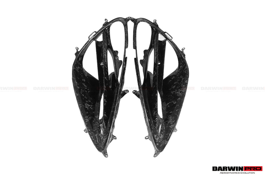 2017-2020 McLaren 720s Dry Carbon Fiber Headlight Inserts Tim Replacement