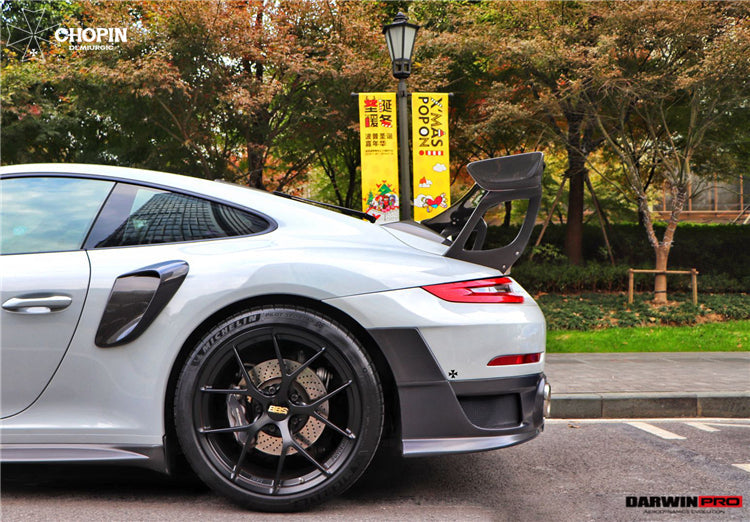 2016-2018 Porsche 911 991.2 Carrera/Targa 4/4S GT2RS Style Carbon Fiber Quarter Panel Side Scoops