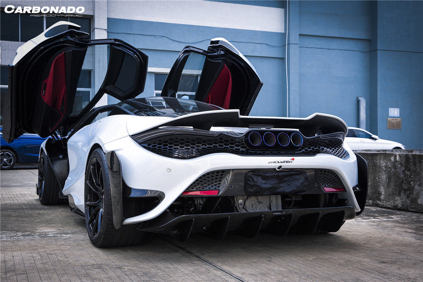 2017-2022 McLaren 720s 765LT-Style Rear Bumper and Wing