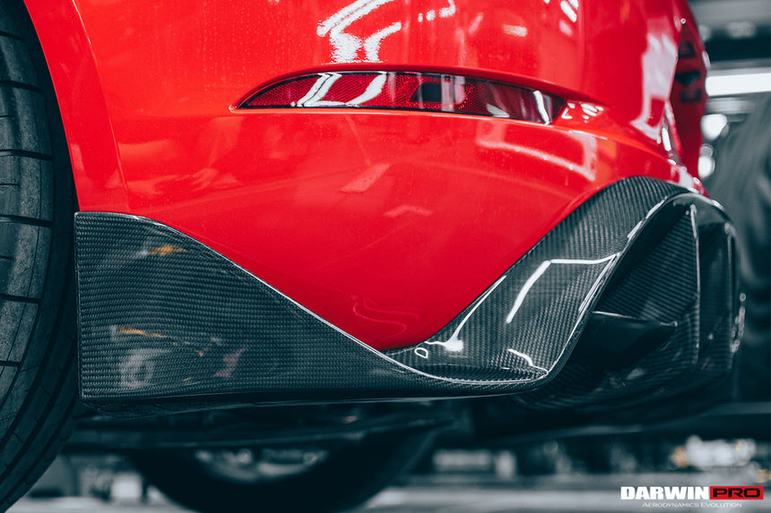 2016-2023 Porsche 718 Cayman/Boxster BKSS Style Carbon Fiber Rear Diffuser