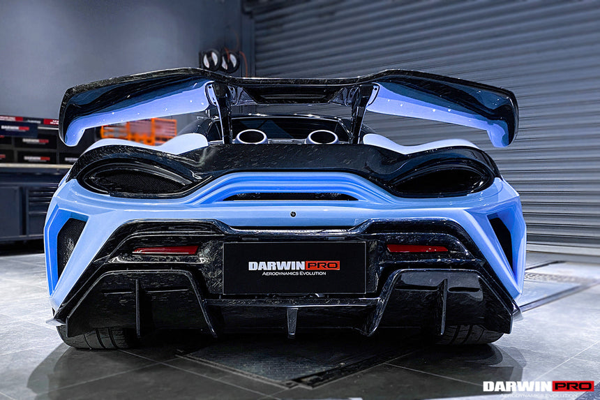 2018-2021 McLaren 600lt BKSS Style Partial Carbon Fiber Rear Bumper