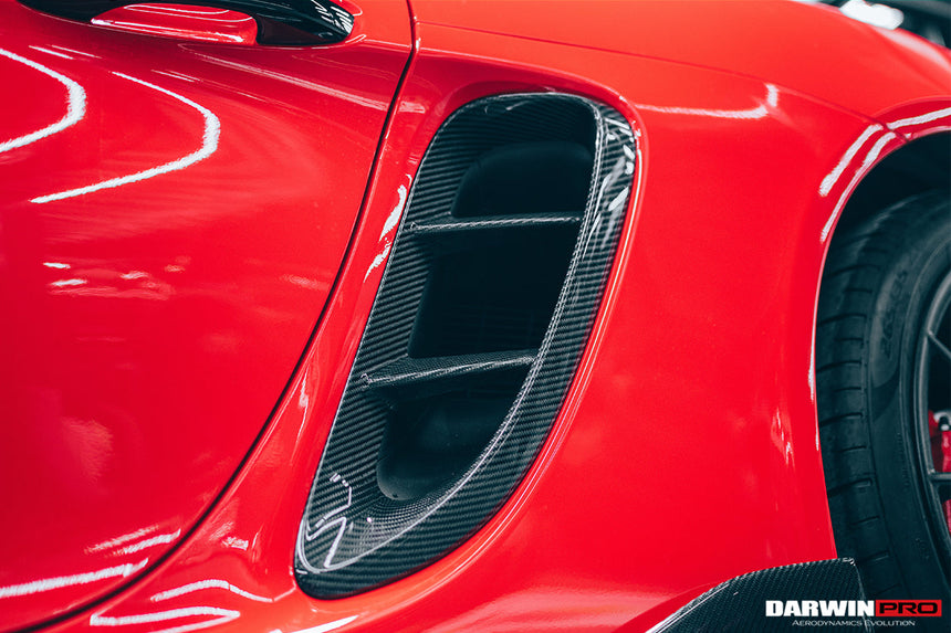 2016-2023 Porsche 718 Cayman/Boxster Carbon Fiber Side Air Vents
