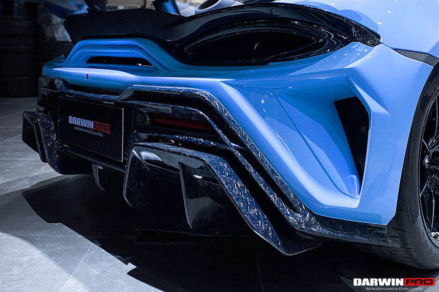 2018-2021 McLaren 600lt BKSS Style Partial Carbon Fiber Rear Bumper