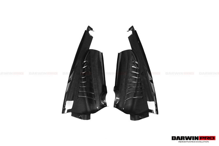 2015-2022 Ferrari 488 GTB/Pista/F8 Dry Carbon Fiber Engine Bay Panels With Heat Protection