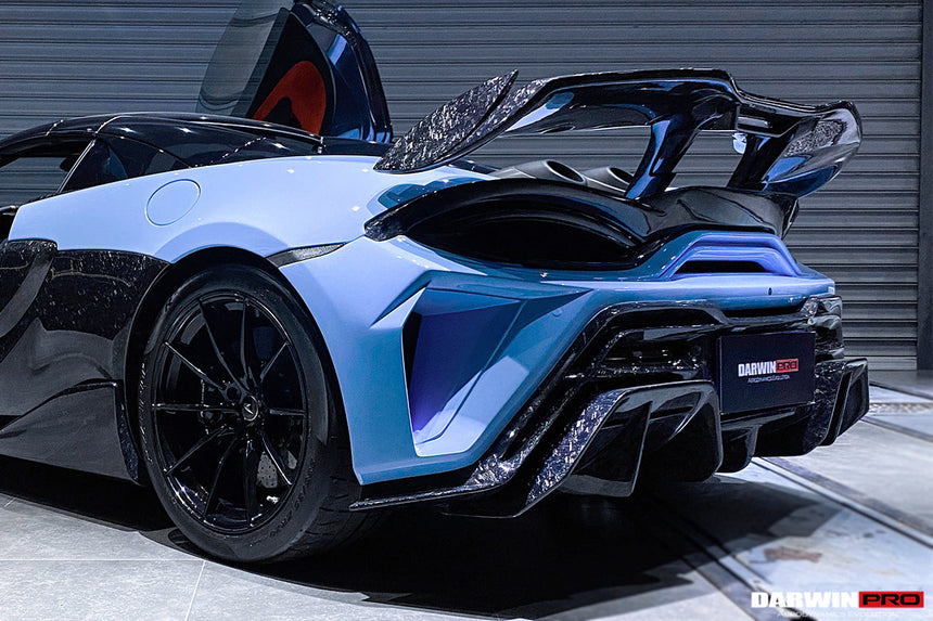 2018-2021 McLaren 600lt BKSS Style Partial Carbon Fiber Rear Bumper
