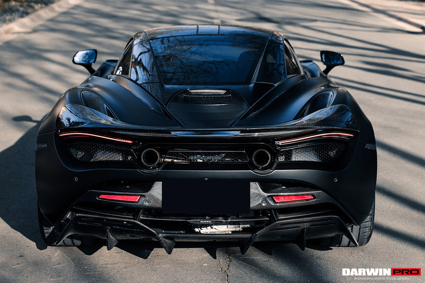 2017-2021 McLaren 720s BKSS Style Carbon Fiber Rear Diffuser