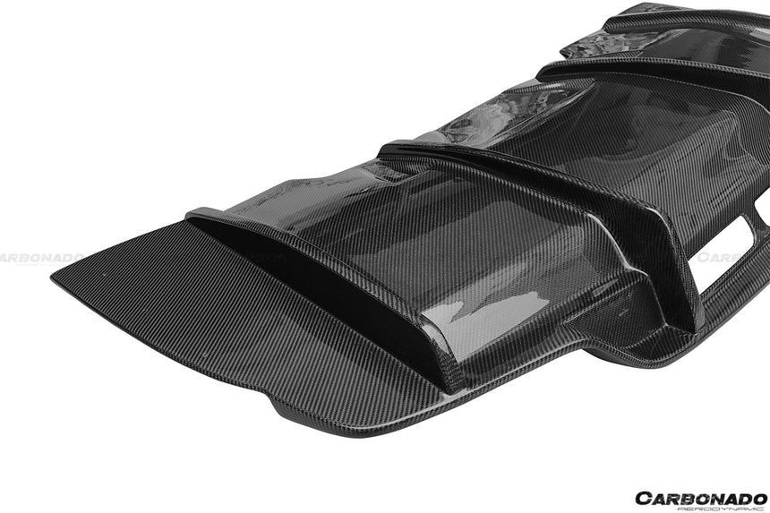 2015-2021 Mercedes Benz W205 C63/S AMG Sedan PS Style Rear Diffuser