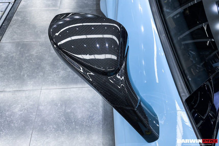 2015-2020 Ferrari 488 GTB/Spyder Carbon Fiber Mirror House & Base Replacement