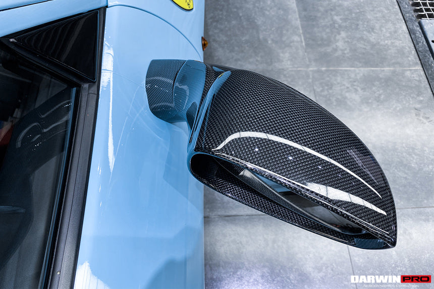 2015-2020 Ferrari 488 GTB/Spyder Carbon Fiber Mirror House & Base Replacement