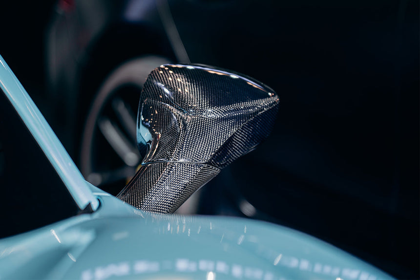 2015-2020 Ferrari 488 GTB/Spyder Carbon Fiber Mirror House & Base Replacement