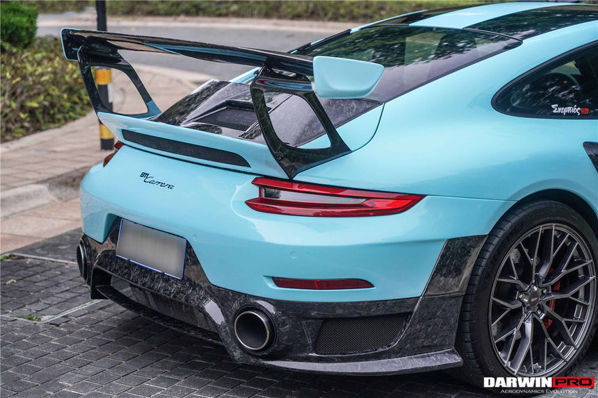 2016-2019 Porsche 911 991.2 Carrera /S GT2RS Style Partial Carbon Fiber Rear Bumper