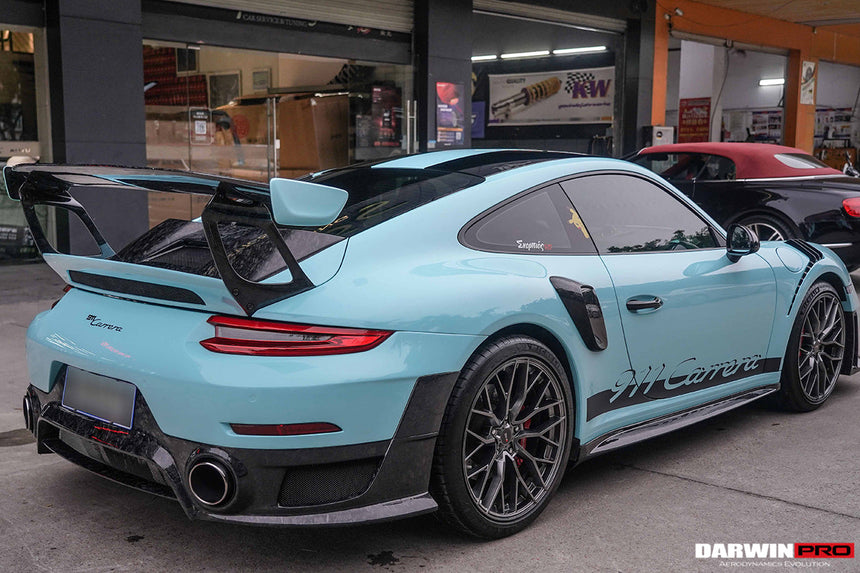 2016-2018 Porsche 911 991.2 Carrera/Targa 4/4S GT2RS Style Carbon Fiber Quarter Panel Side Scoops
