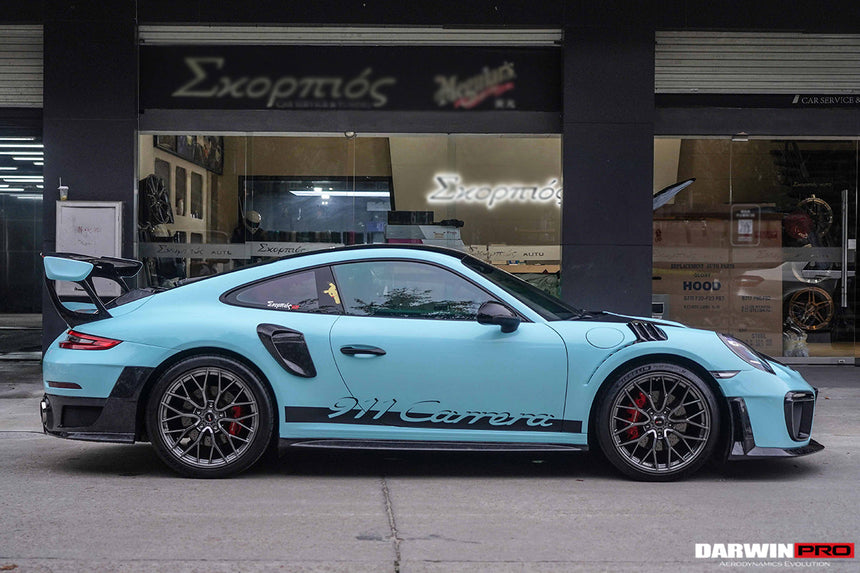 2016-2018 Porsche 911 991.2 Carrera/Targa 4/4S GT2RS Style Carbon Fiber Quarter Panel Side Scoops
