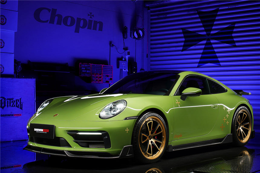 2019-2023 Porsche 911 992 Carrera/Targa S/4/4S SD-Sport Design Modl BKSS Style Front Lip