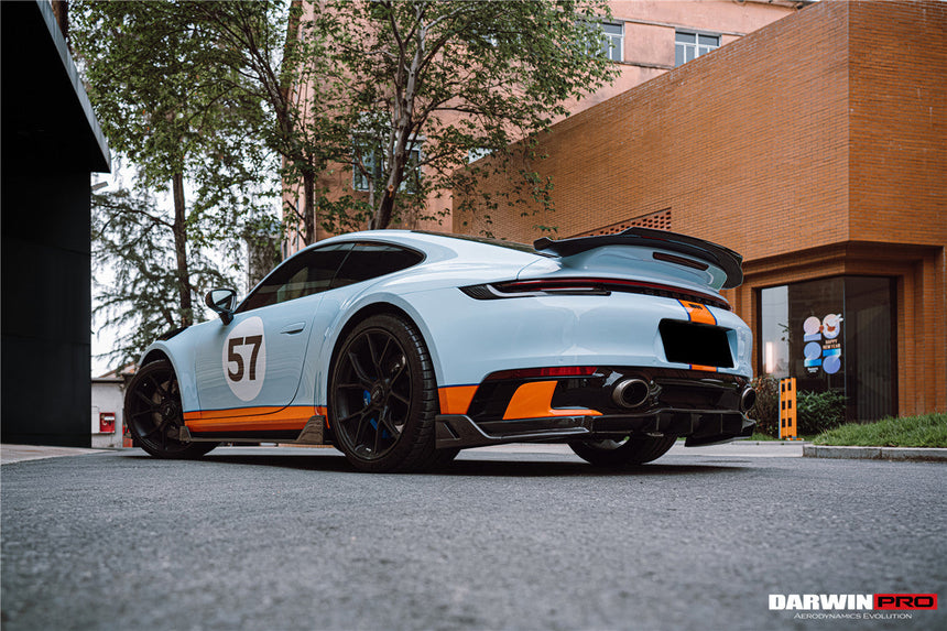 2019-2023 Porsche 911 992 Carrera/Targa S/4/4S SD-Sport Design Modl BKSS Style Rear Lip