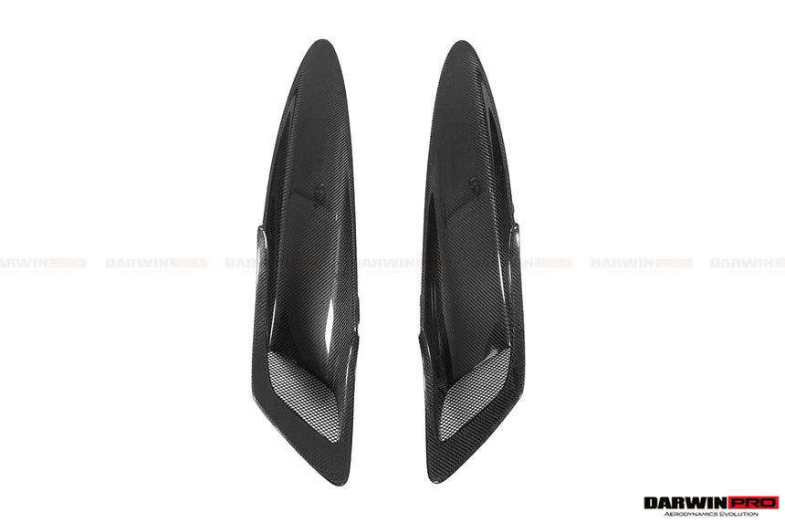 2017-2021 McLaren 720s Dry Carbon Fiber Rear Trunk Air Intake Vents Replacement
