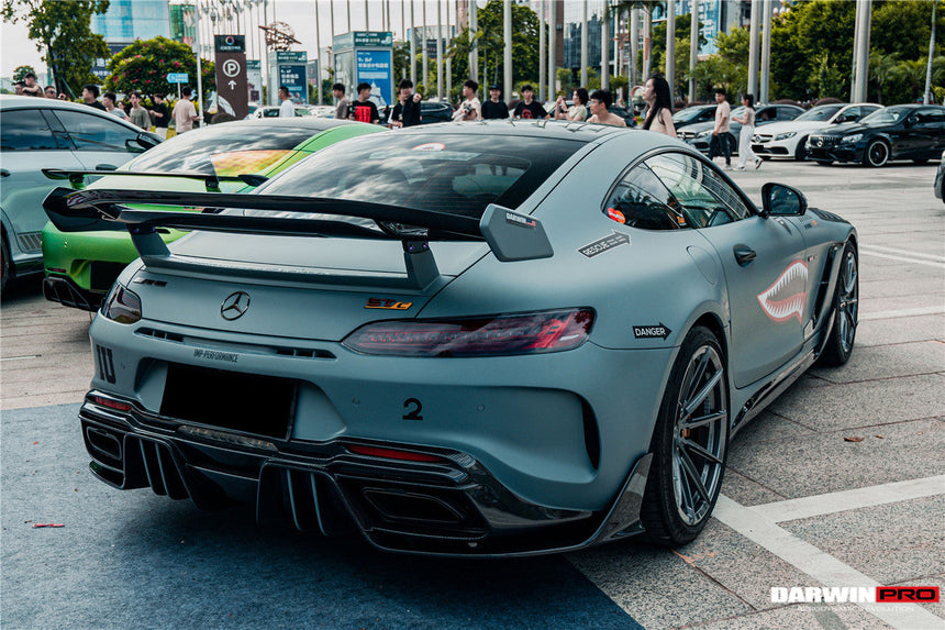 2017-2021 Mercedes Benz AMG GTC IMPII Part Carbon Fiber Rear Bumper With Exhasust tips